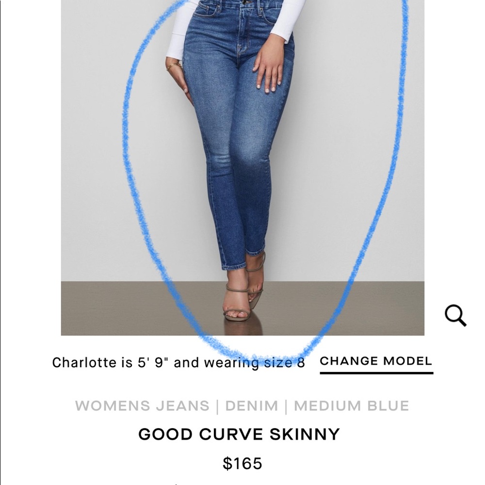 Good American Good Curve Skinny